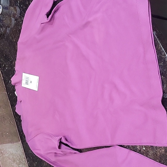 NWT Pink/ Purple Caryolyn Taylor Mock Turtleneck Size M - Picture 3 of 5